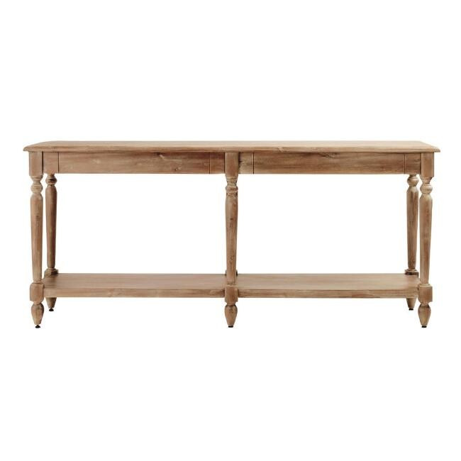 Wood Everett Foyer Table | World Market