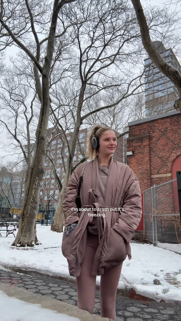 This new alo color drop is so pretty, and I love this little wrap puffer. It's so unique and super warm! 

 #LTKWatchNow #LTKSeasonal #LTKActive