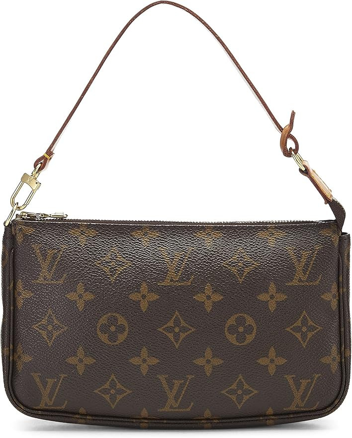 Amazon.com: Louis Vuitton, Pre-Loved Monogram Canvas Pochette Accessoires, Brown : Luxury Stores | Amazon (US)
