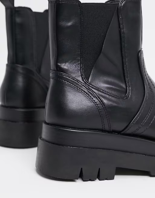 RAID Brazen chunky biker boots in black | ASOS (Global)