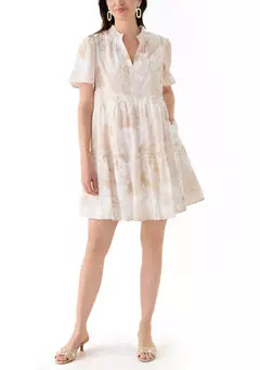 Crown & Ivy™ Women's Printed Peasant Dress | Belk