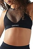 Savage X, Womens, Pin Up Low-Impact Sports Bra, Black Caviar, XL | Amazon (US)