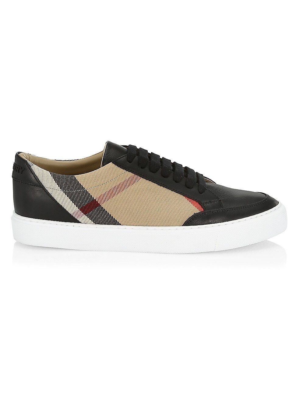 Burberry Women's New Salmond Vintage Check Sneakers - New Black - Size 9 | Saks Fifth Avenue