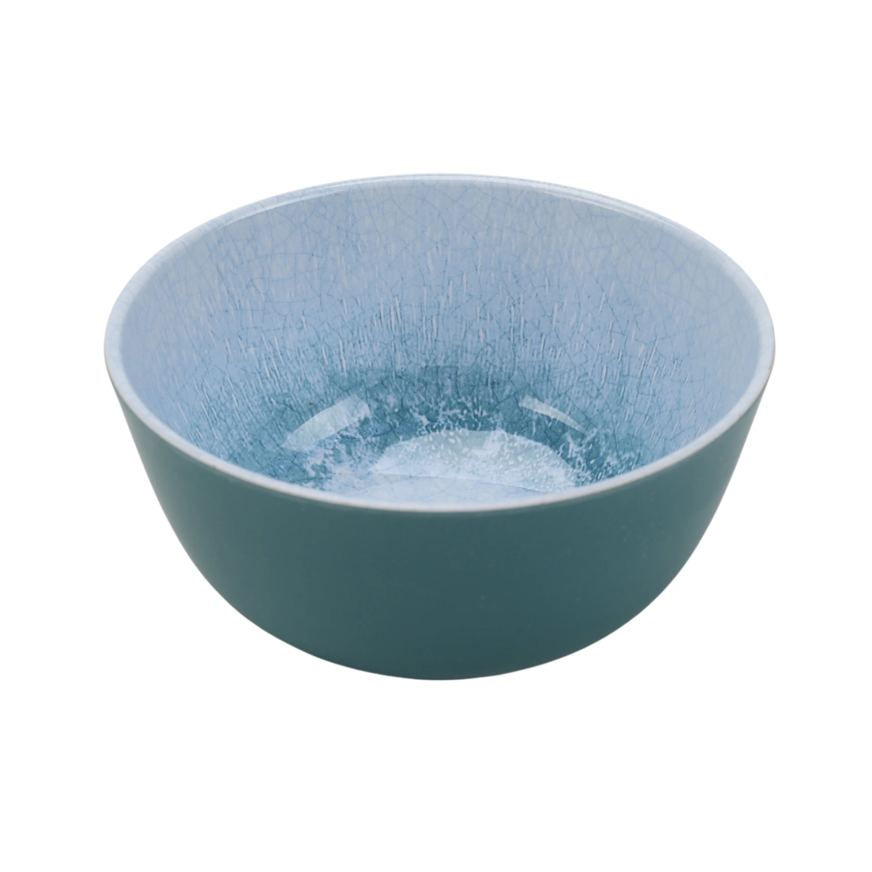 Better Homes and Gardens Bamboo Melamine Blue Reactive Cereal Bowl | Walmart (US)