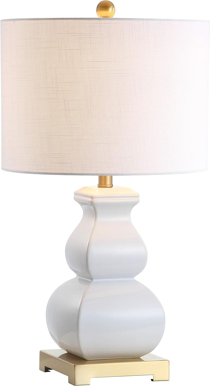 JONATHAN Y JYL3049B Vienna 25.5" Ceramic LED Table Lamp Contemporary Transitional Bedside Desk Ni... | Amazon (US)