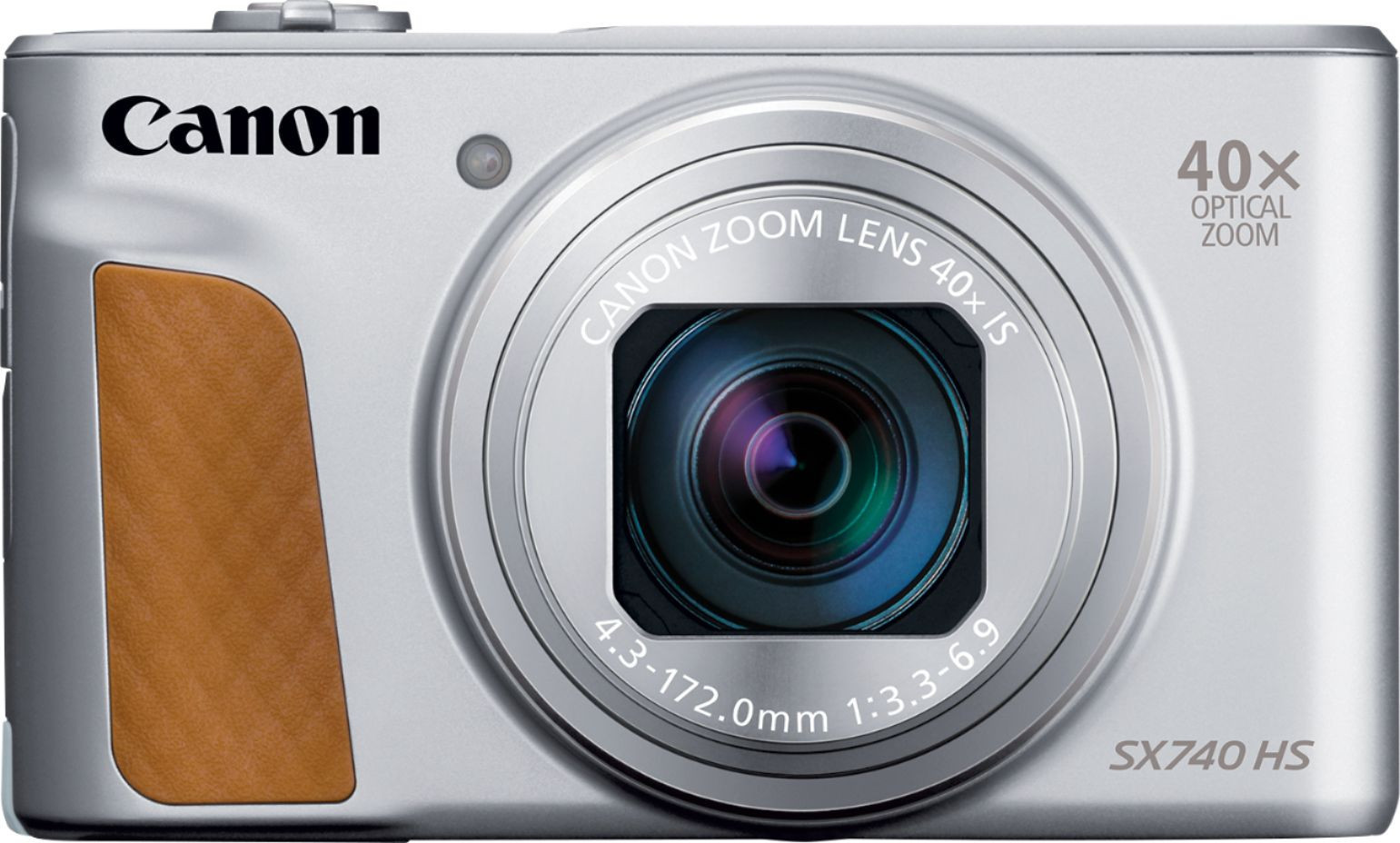 Canon - PowerShot SX740 HS 20.3-Megapixel Digital Camera - Silver | Best Buy U.S.