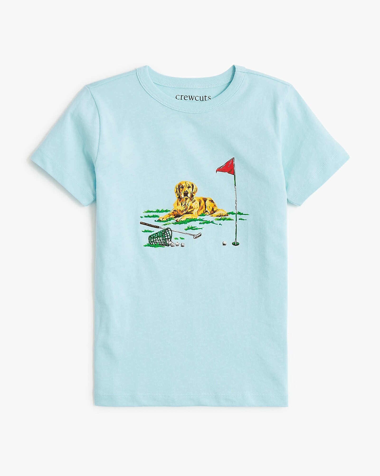Boys' golf dog graphic tee | J.Crew Factory