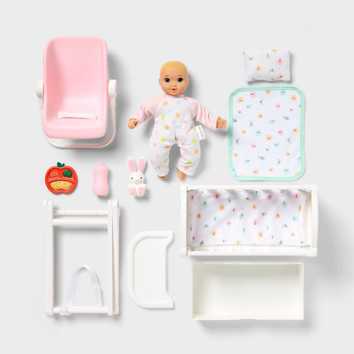 8" Little Baby Doll Set - Gigglescape™ | Target