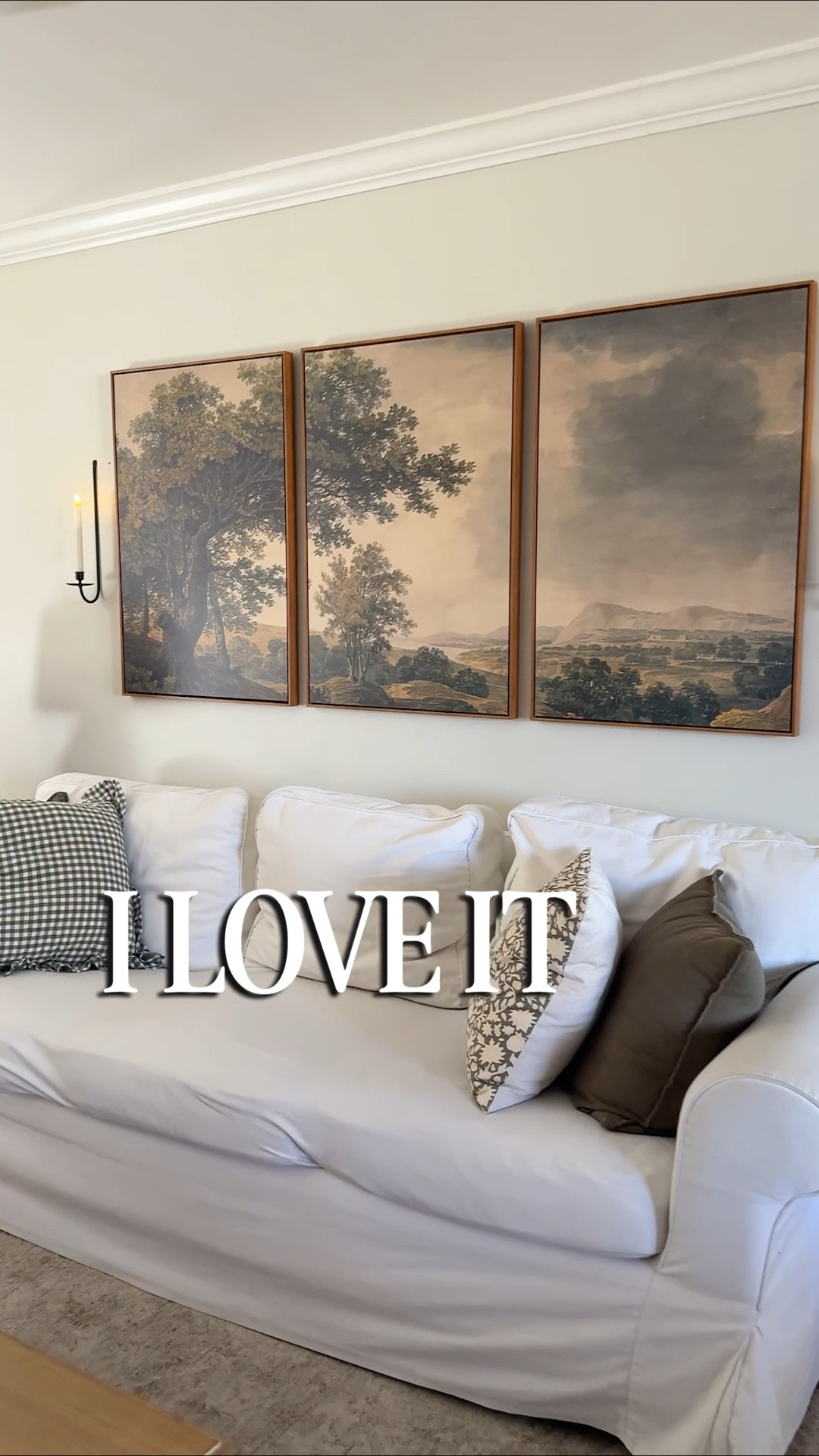 After six years, I am swapping up the artwork over my sofa. The original art was a DIY I made 6 years ago. 

The new artwork has three panels and each is 24 x 36 (also comes in one size smaller and other prints options.

I love the vintage look and the colors are stunning. 

#LTKSeasonal #LTKHome #LTKFindsUnder100