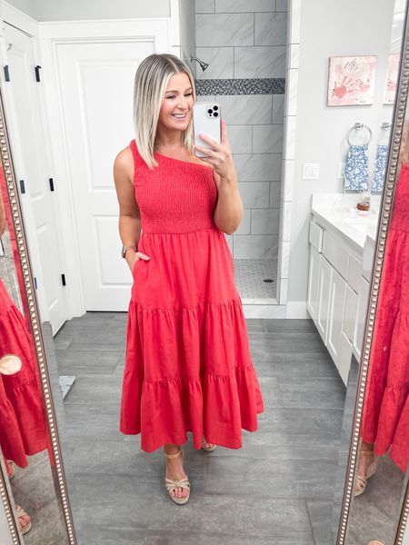 Love this linen like Amazon dress. The length is fabulous and the fit is so good. It has pockets and it’s perfect for summer. Wearing size small 

#LTKSeasonal #LTKFindsUnder50 #LTKStyleTip