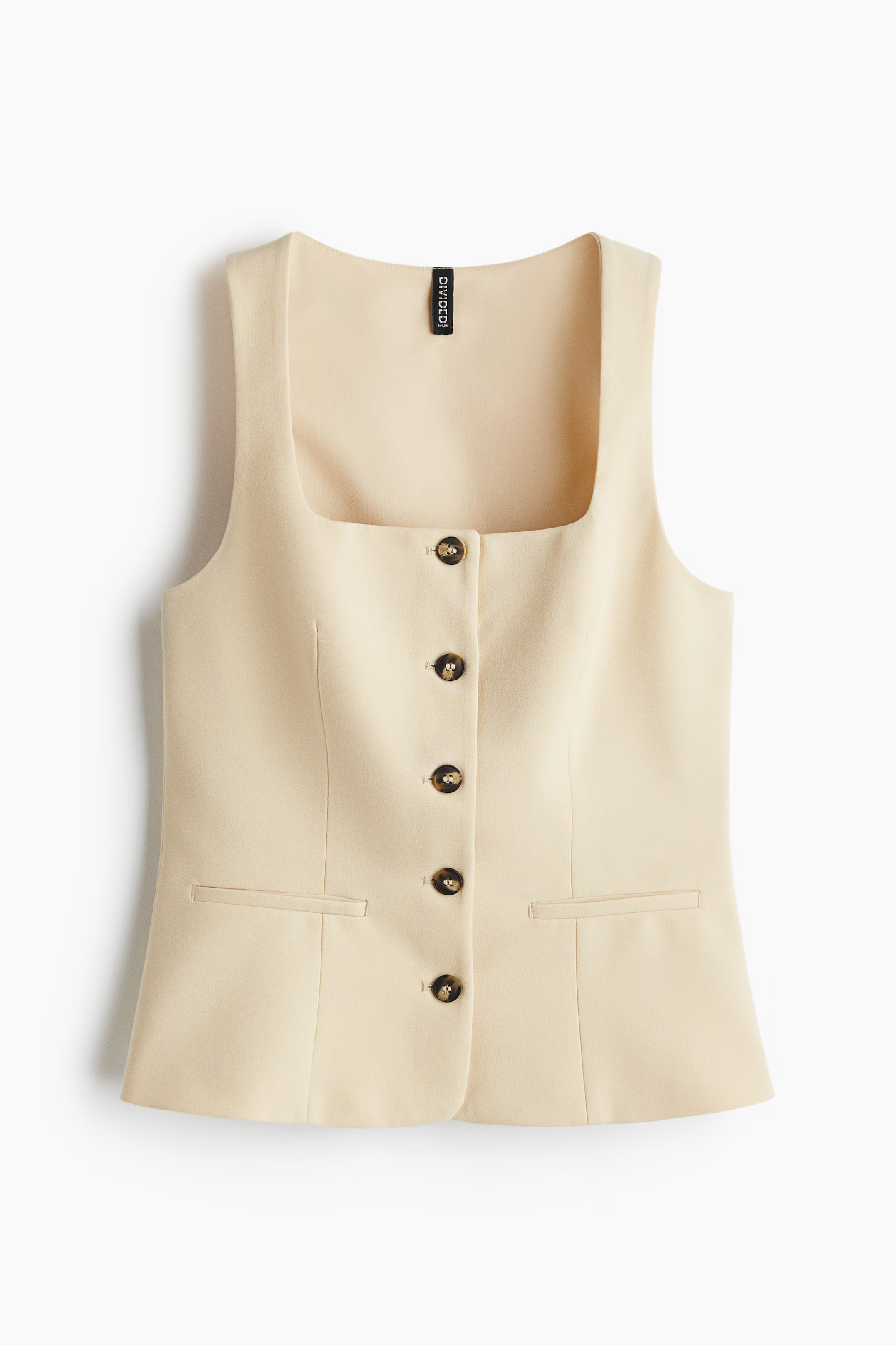 Tailored waistcoat | H&M (UK, MY, IN, SG, PH, TW, HK)