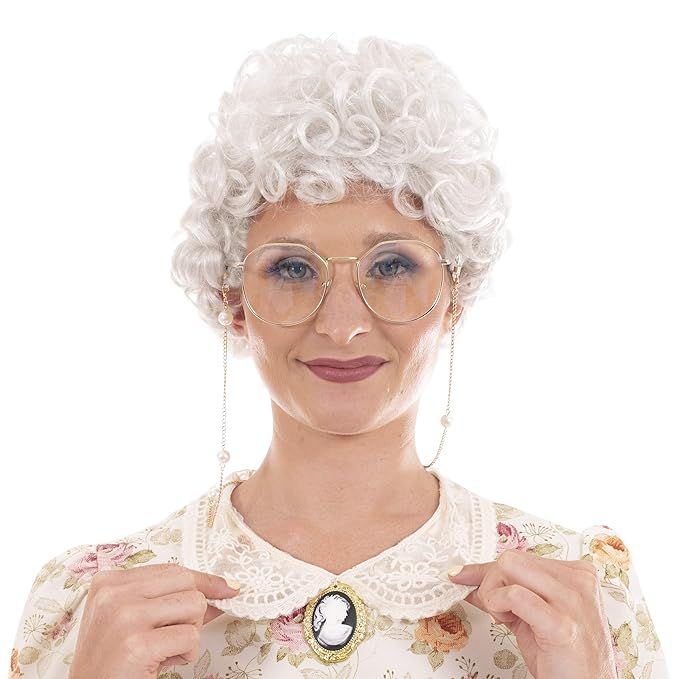 The Golden Girls Officially Licensed Sophia Costume Cosplay Wig | Amazon (US)