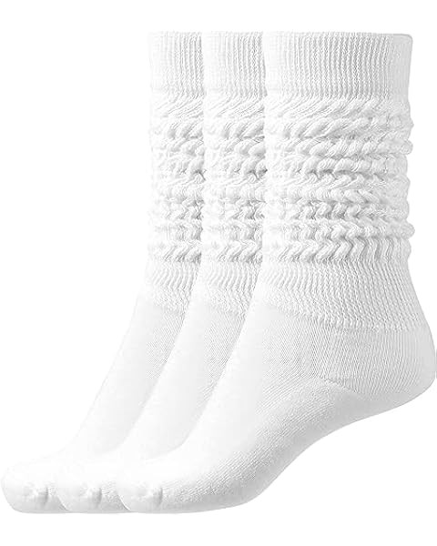 Winterlace Scrunch Slouch Socks 3 Pairs Womens Crew Knee High Extra Long Slouchy Premium Bulk Pac... | Amazon (US)