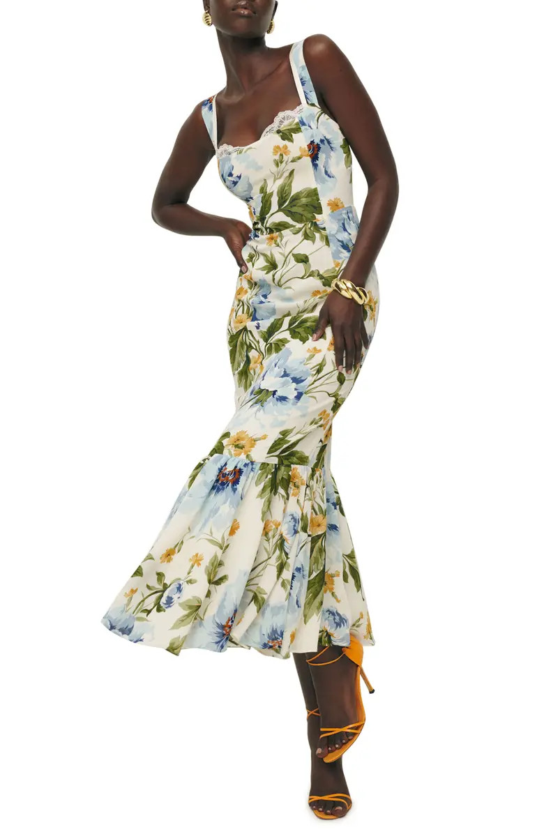 Irisa Floral Trumpet Dress | Nordstrom
