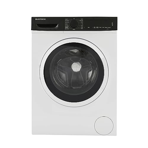 West Bend Washer Compact Front Load Washing Machine with 15 Wash Cycles, LED Display, See-Through Door, Stackable and Space-Saving Design, for Apartments, RVs, and Small Spaces, 2.2 Cu.Ft., White | Amazon (US)