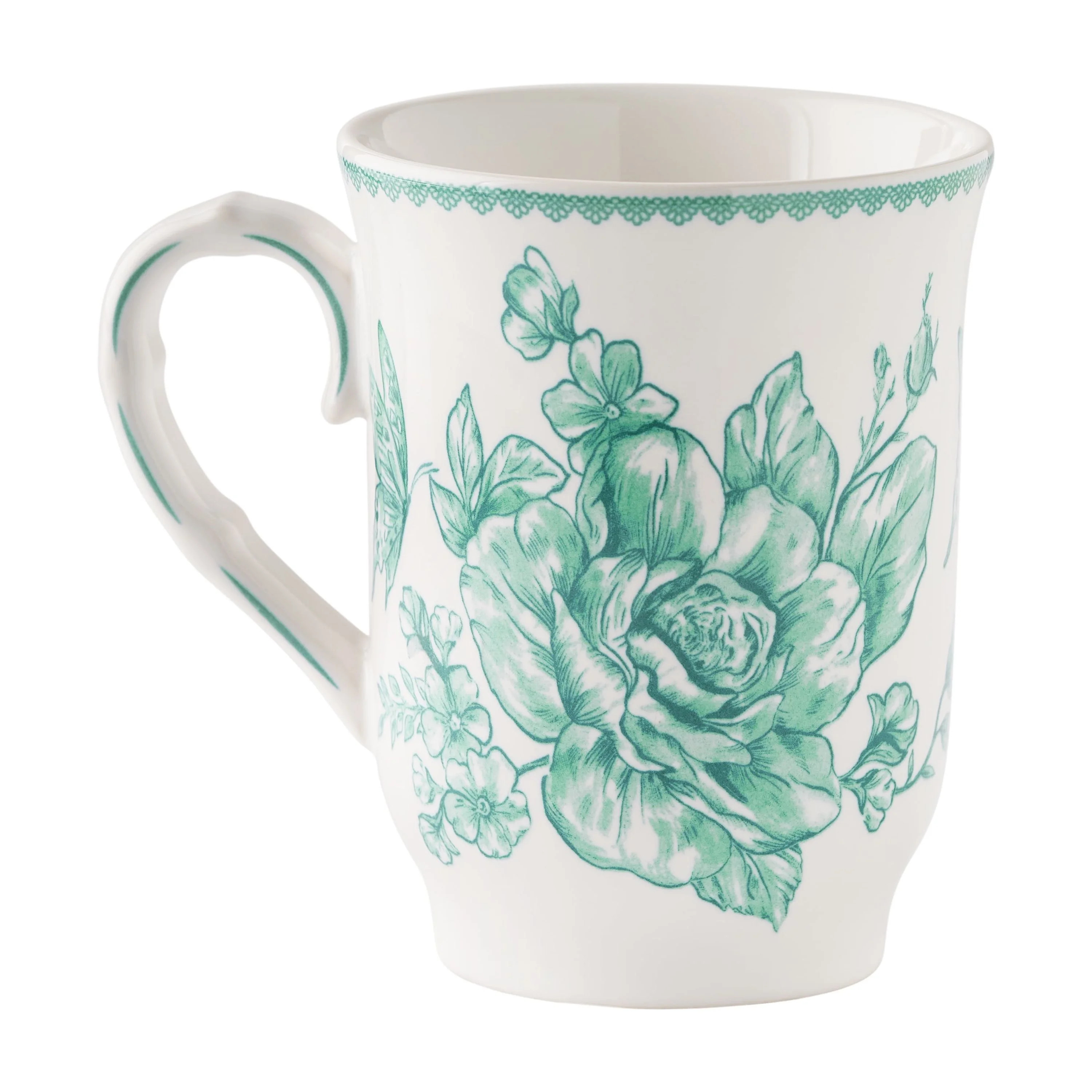 The Pioneer Woman Agatha 12-Ounce Stoneware Mug, Green | Walmart (US)