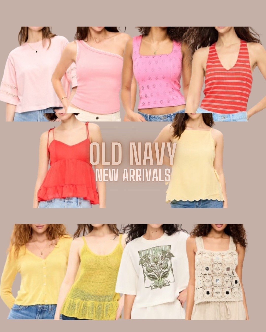 Old navy 
Summer tops
Tank top


#LTKSaleAlert