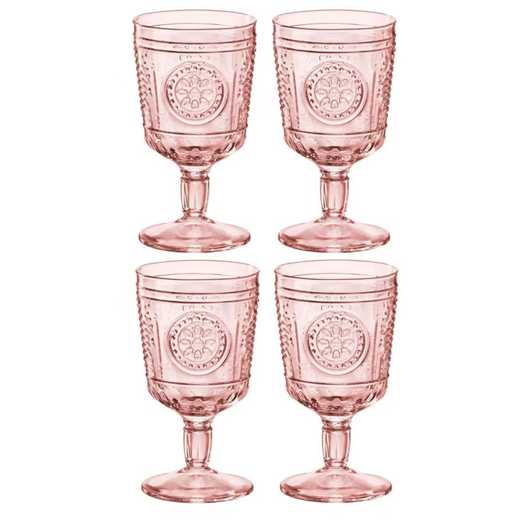 Bormioli Rocco Romantic Stemware Drinking Glass, 4-Piece | Target
