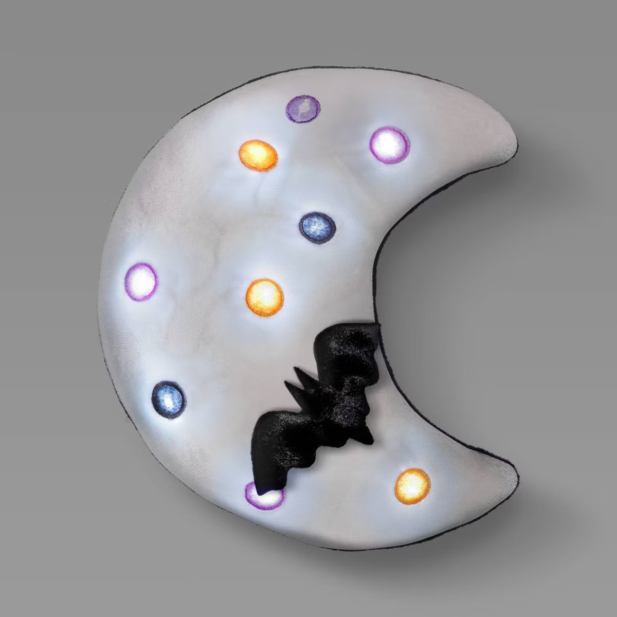 11"x9" Lit Moon Novelty Shaped Throw Pillow - Hyde and EEK! Boutique™ | Target