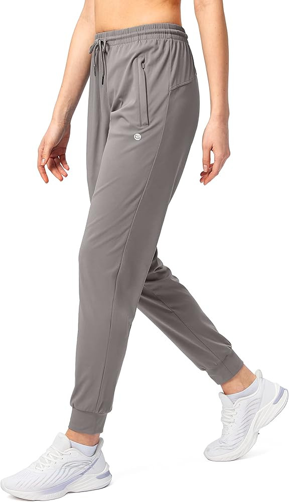 G Gradual Women's Joggers Pants with Zipper Pockets Tapered Running Sweatpants for Women Lounge, ... | Amazon (US)