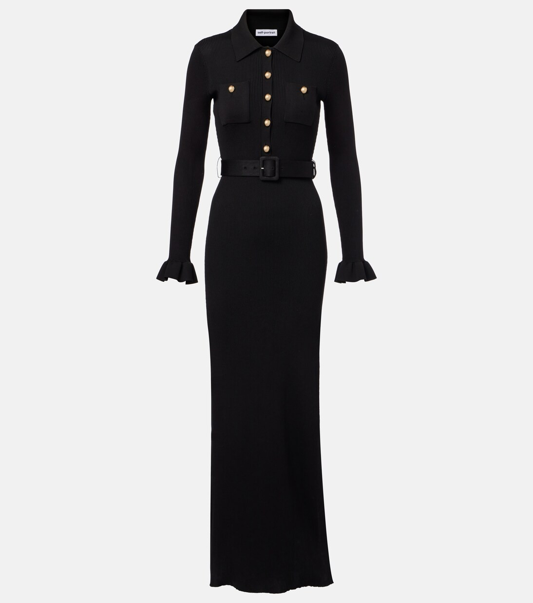 Ribbed-knit side-slit maxi dress | Mytheresa (US/CA)