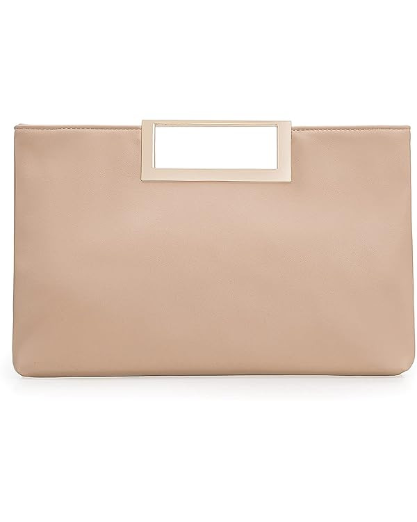 CHARMING TAILOR Fashion PU Leather Handbag Stylish Women Convertible Clutch Purse | Amazon (US)