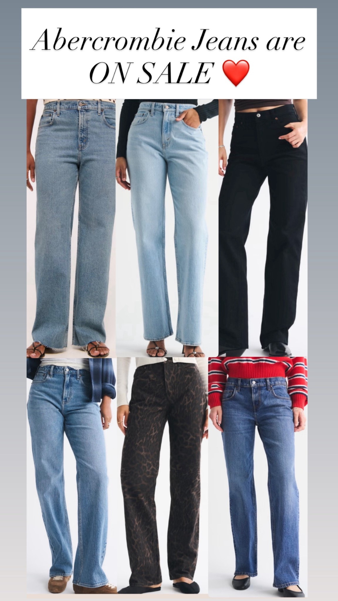 Abercrombie jeans are on sale!!!! 

#LTKSaleAlert