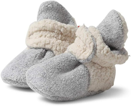 Click for more info about Zutano Cozie Fleece Baby Booties, Unisex, For Newborns and Infants