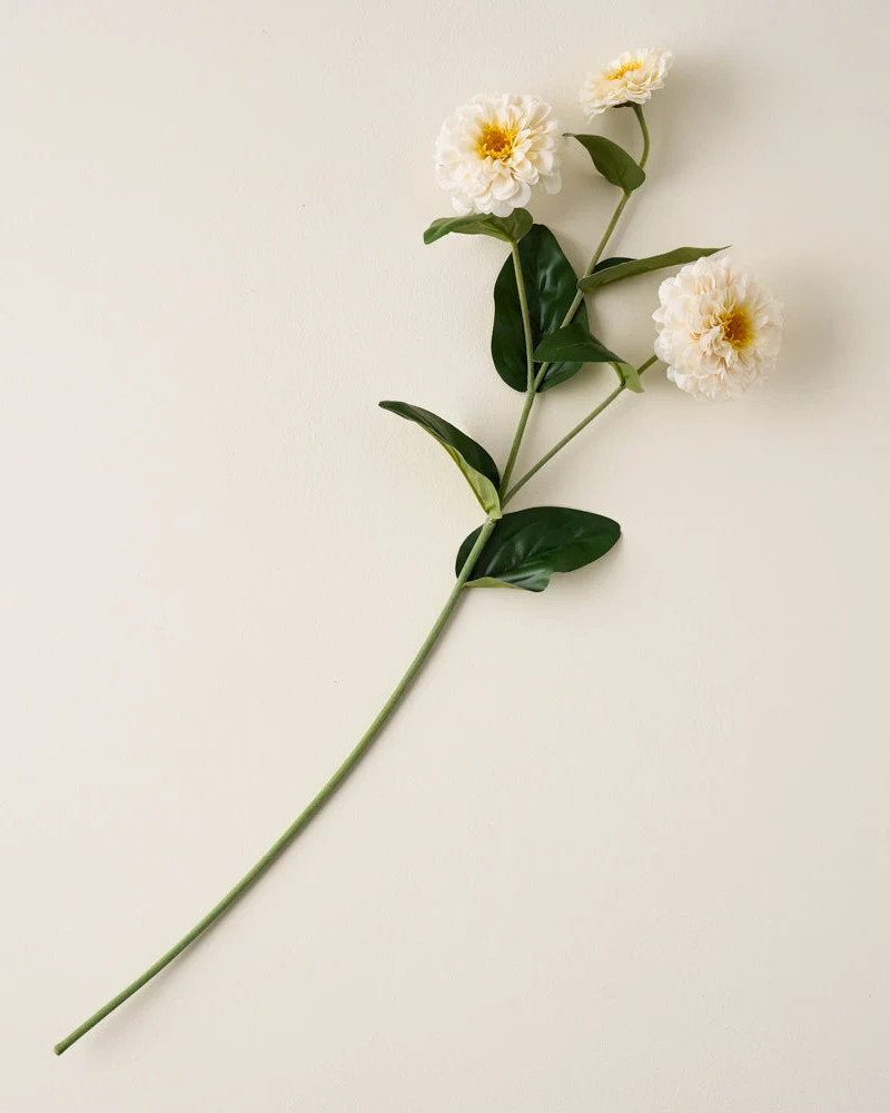Real Touch Zinnia Stem | Magnolia