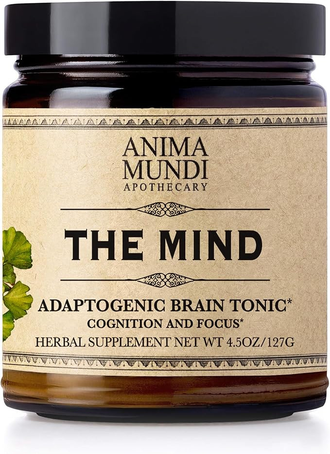 Anima Mundi Apothecary The Mind Energizing Brain Tonic Powder - Organic Adaptogenic Supplement fo... | Amazon (US)