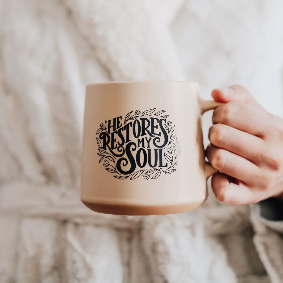 He Restores My Soul Mug | The Daily Grace Co.