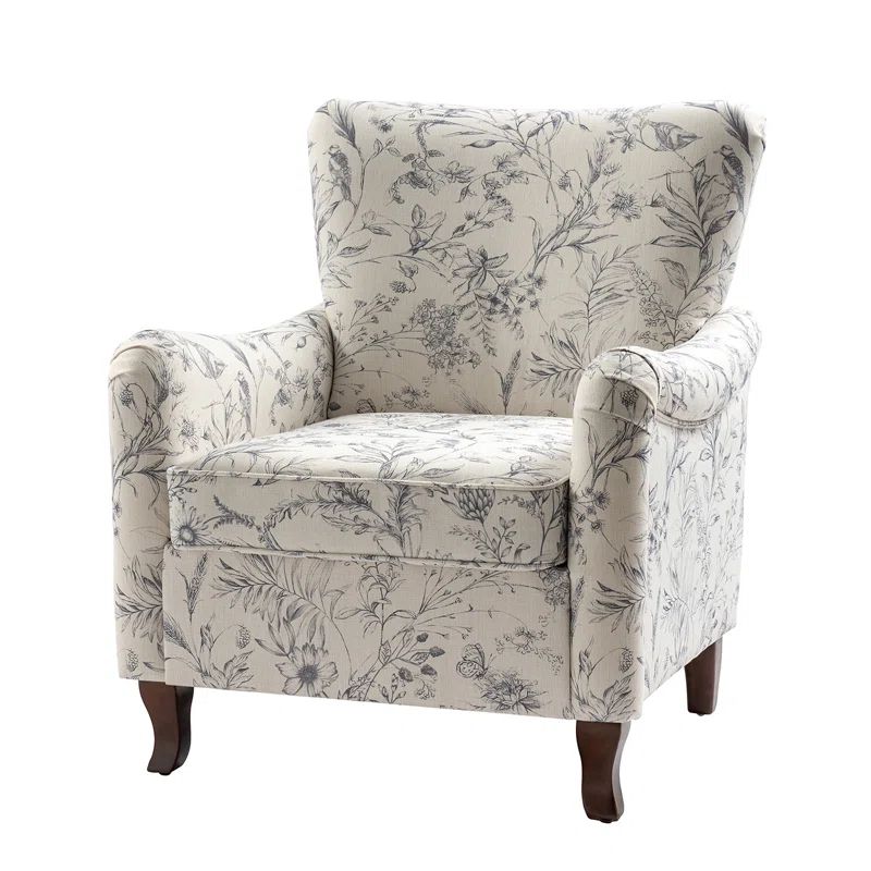 Alikah Armchair with Floral Fabric Pattern | Wayfair North America