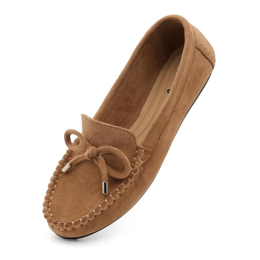 Herstyle Loafers for Women – Slip-On Business Flats Shoes | Dressy Casual Walking Flats with Me... | Amazon (US)