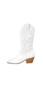 LISHAN Women's Western Boots Cowboy Cowgirl Boots | Amazon (US)