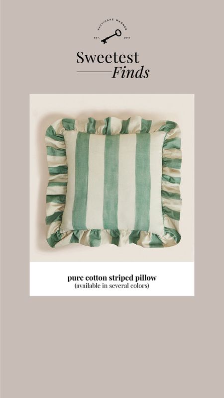 Found the cutest striped pillows with frilled edges! All the ones I’ve found have been from European shops + premium prices and won’t ship to the US or costs a lot to ship. These come in 4 colors, priced very well and ships to the U.S. with standard rates or free shipping over $125. Just ordered in three colors 😄! 

#LTKstyletip #LTKhome