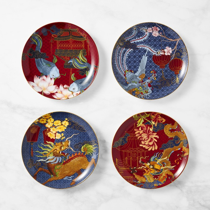 Lunar Mixed Salad Plates | Williams-Sonoma