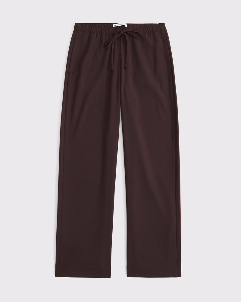 Women's Menswear Pull-On Pant | Women's Bottoms | Abercrombie.com | Abercrombie & Fitch (US)