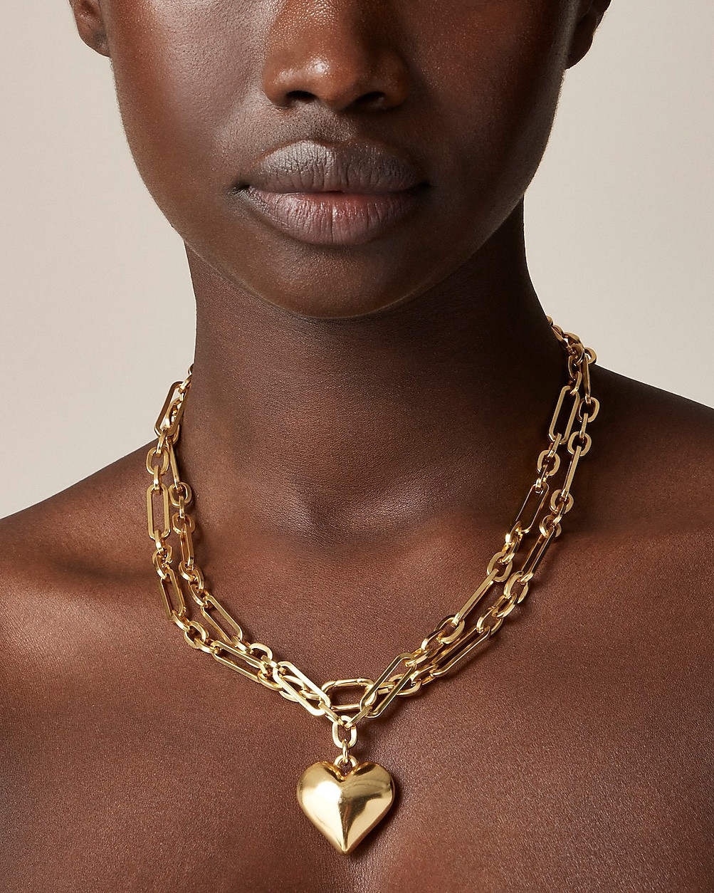 Heart pendant necklace | J. Crew US