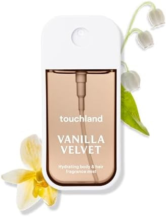 Touchland Hydrating Body & Hair Fragrance Mist – Vanilla Velvet – 2 FL OZ Travel Size Perfume... | Amazon (US)