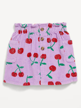Printed Corduroy Pocket Skirt for Toddler Girls | Old Navy (US)