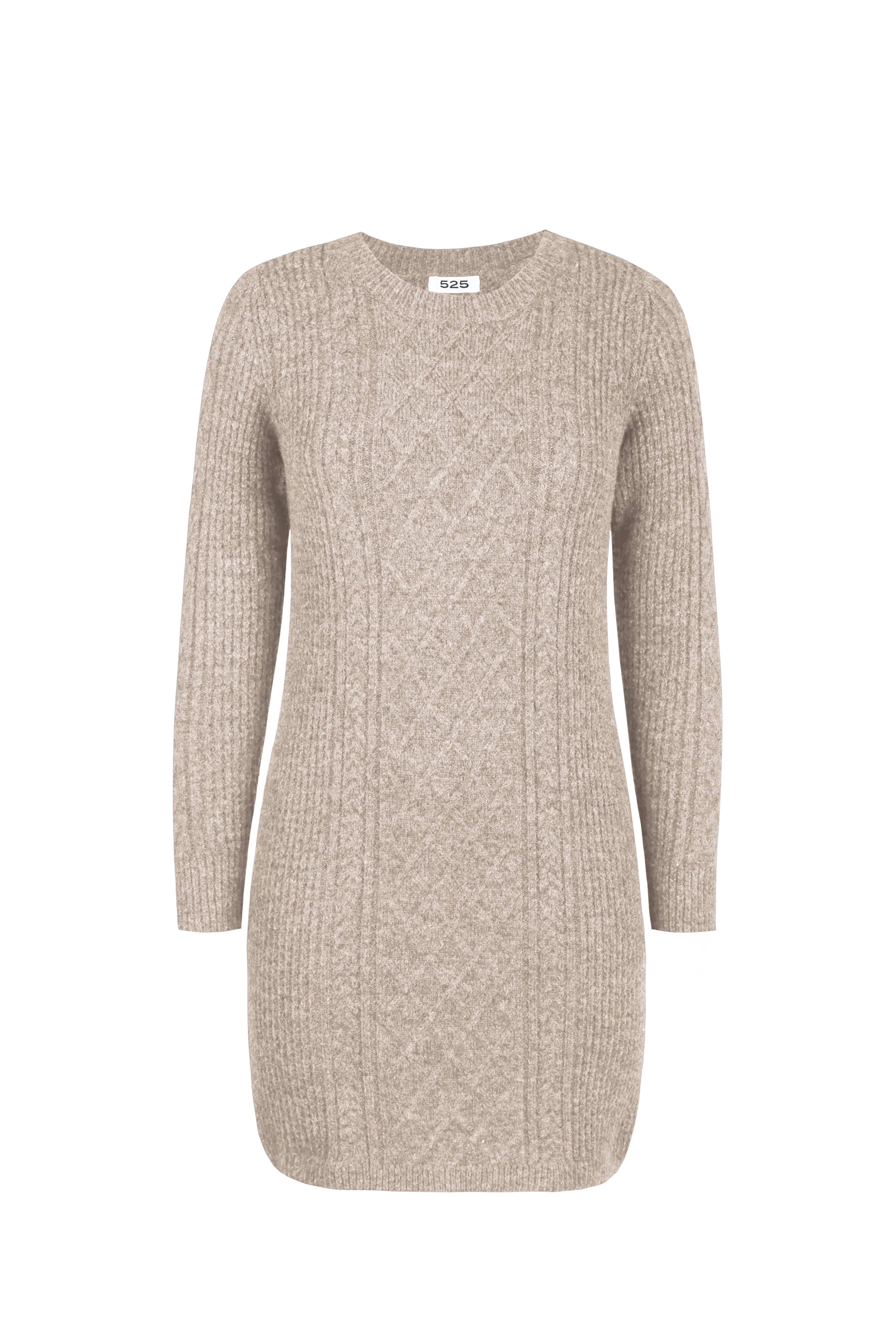 525 America Tessa: Cable Long Sleeve Dress | 525 America