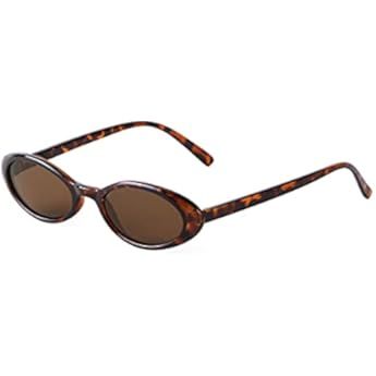 VIA LEECA Trendy Retro Oval Sunglasses for Women, 90s Small Y2K Fashion Vintage Narrow Sun Glasse... | Amazon (US)