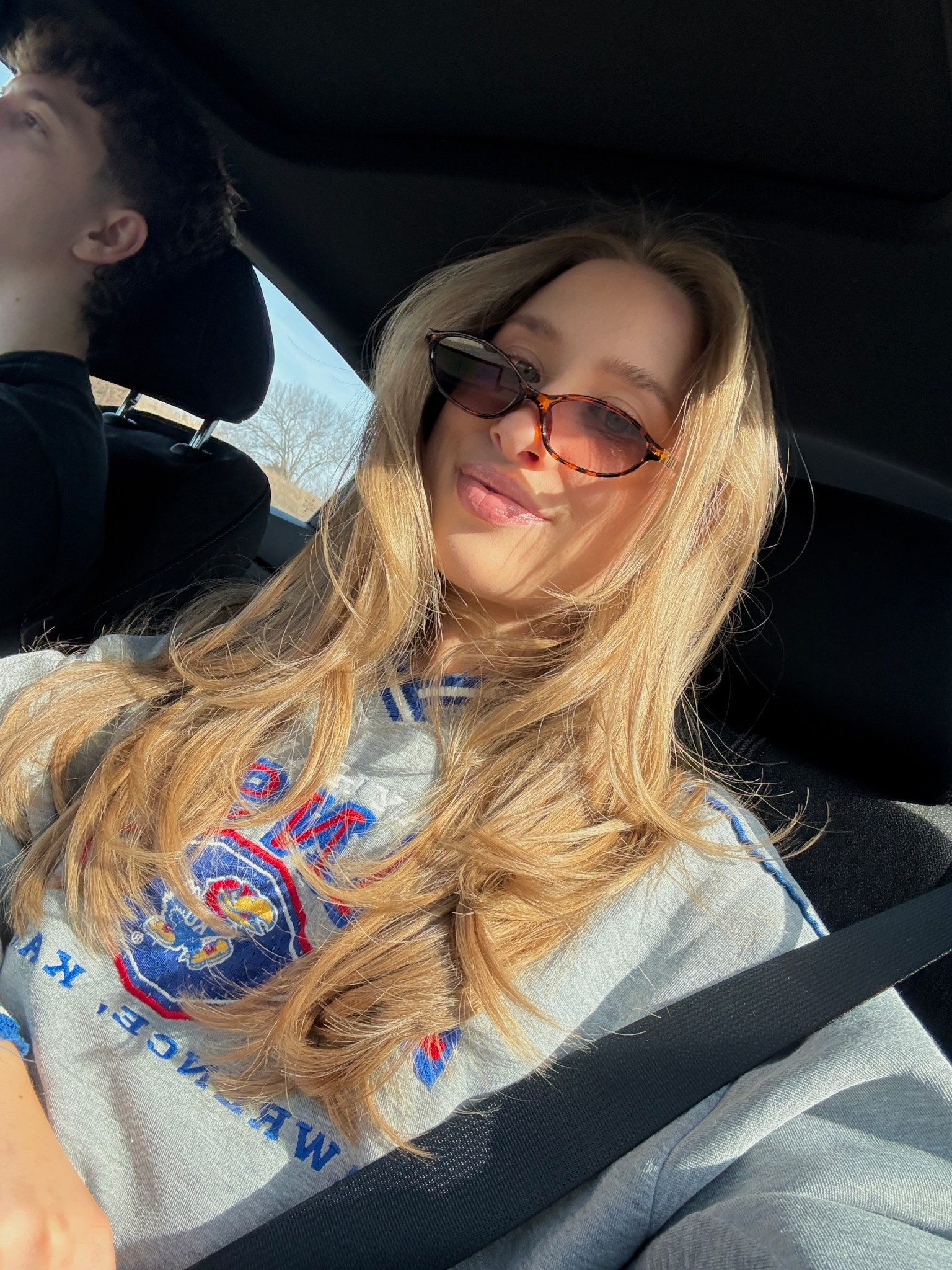 Thrifted my KU sweatshirt from a market in KC! Linked lots of great vintage options here
Amazon sunnies

#LTKootd #LTKdayinmylife