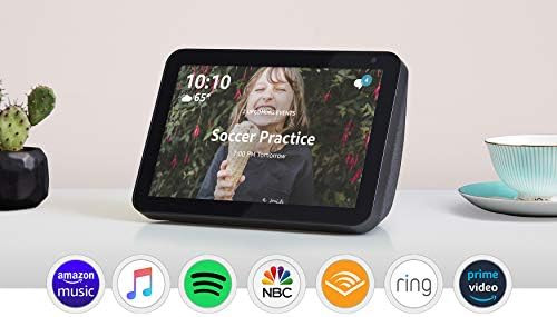 Introducing Echo Show 8 - HD 8" smart display with Alexa - Charcoal | Amazon (US)