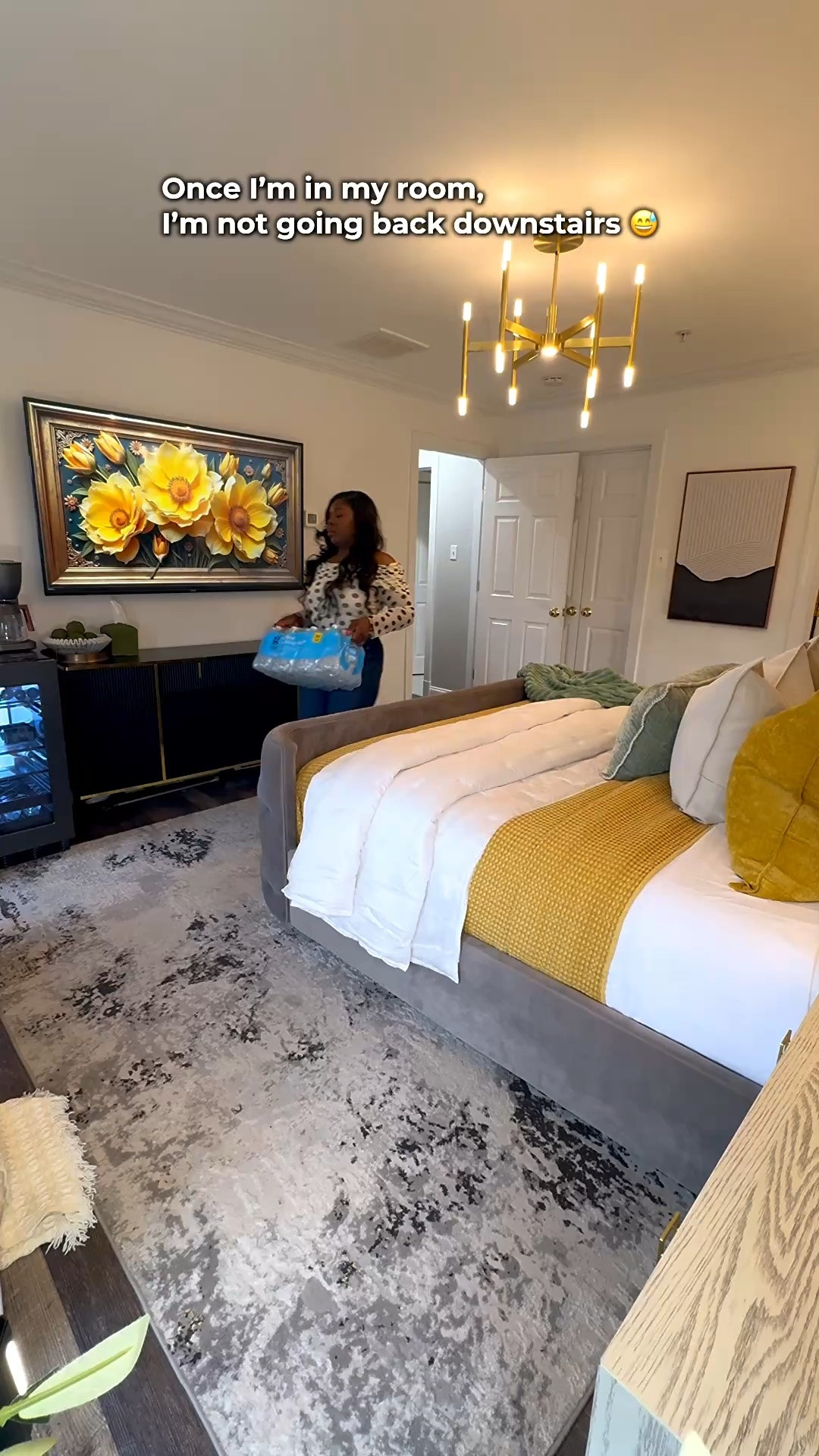 This might be the most homebody thing about me 😂 It’s just so convenient. Tell me I’m not the only one who loves being this comfortable 😭

Would you add a beverage center to your bedroom?

#LTKHome #LTKselfcare #LTKSeasonal