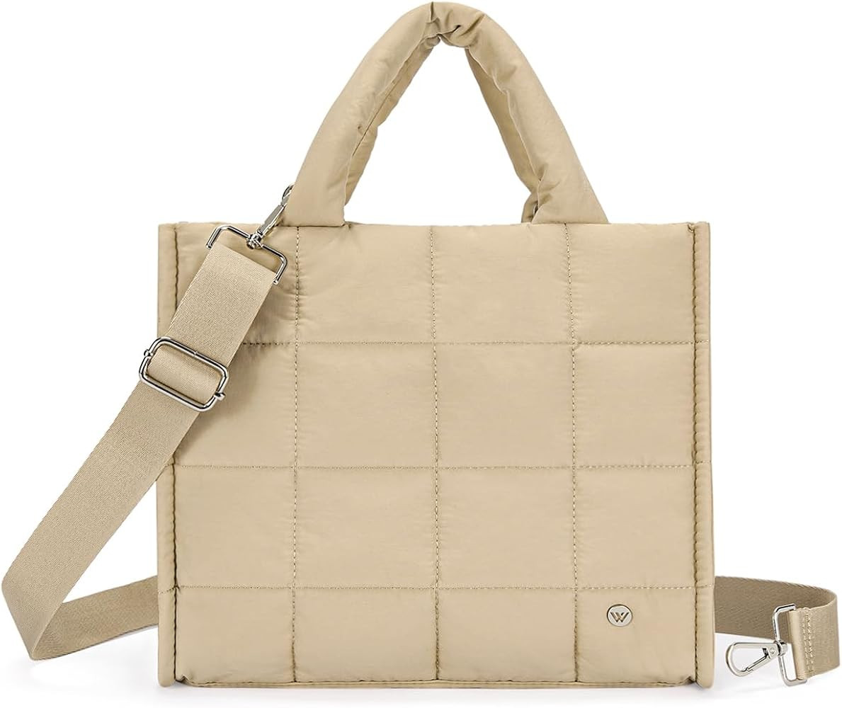 WESTBRONCO Puffer Crossbody Bags for Women, Quilted Purses, Lightweight Shoulder Bag Puffy Bag Ny... | Amazon (US)