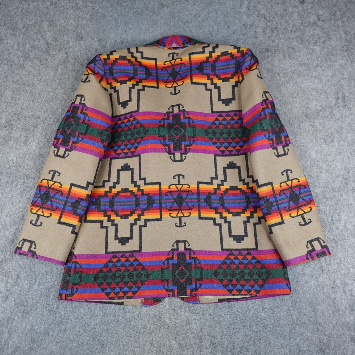 Vintage Pendleton Jacket Womens Large Brown Knockabouts Wool Blazer Aztec USA  | eBay | eBay US