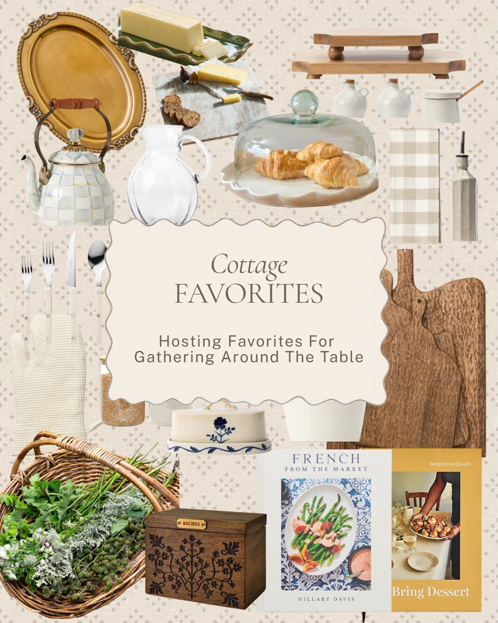 Hosting favorites for gathering around the table 🤍

A tray for passing, a butter dish worth leaving out, a cloche for croissants nobody will resist, cutting boards with real character, this is the kitchen edit that makes hosting feel less like prep work and more like part of the fun. Add a bundle of fresh herbs, a good cookbook, and you're set for the whole season of gatherings ahead.

All linked here 🤍 

#LTKhome