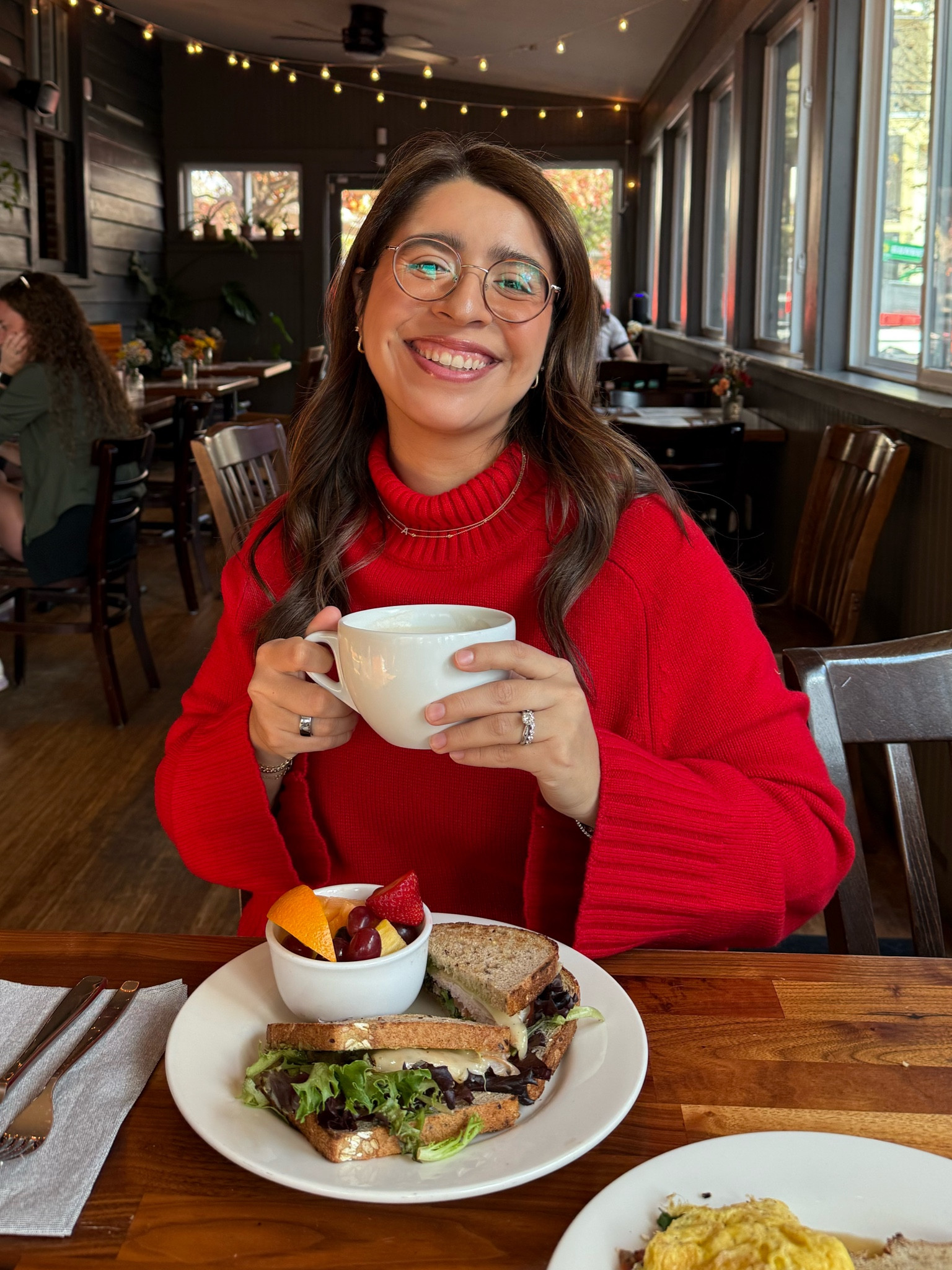 Size medium sweater, 10 regular jeans!

#LTKHoliday #LTKSeasonal #LTKMidsize