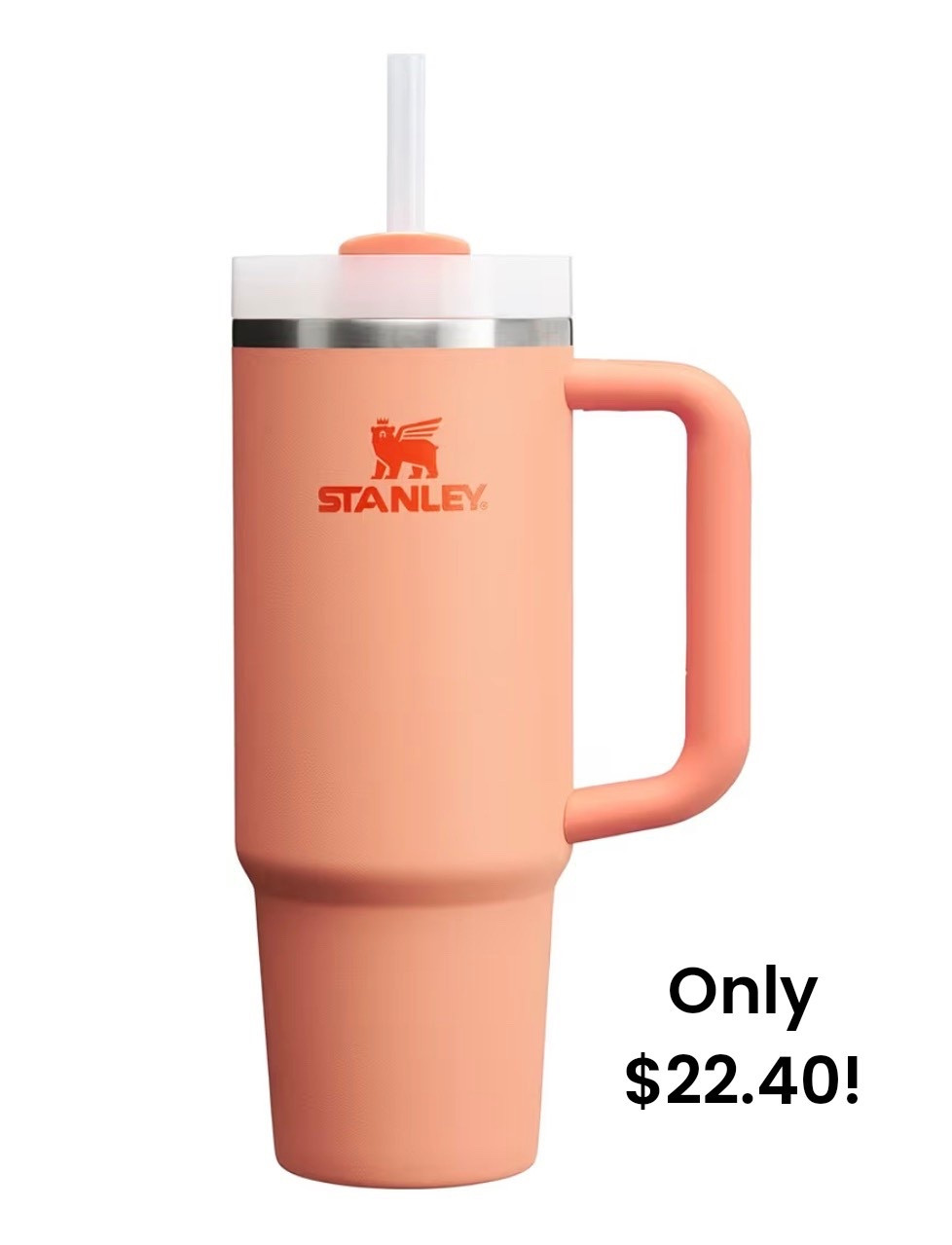 The beautiful Nectarine color of the 30oz Stanley Tumbler is down to only $22.40 today at Amazon! This is such a pretty, fresh color for the season 🧡 Going quickly at this price! 💦 

#LTKSaleAlert #LTKHome #LTKActive